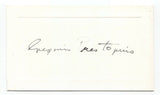 Gregorio Prestopino Signed Card Autographed Signature Artist Painter