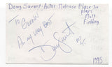 Doug Savant Signed 3x5 Index Card Autograph Signature Actor Melrose Place