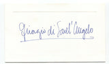 Giorgio di Sant Angelo Signed Card Autographed Signature Clothing Designer RARE