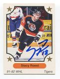 1991 7th Inning Sketch Stacy Roest Signed Card Hockey Autograph AUTO #326