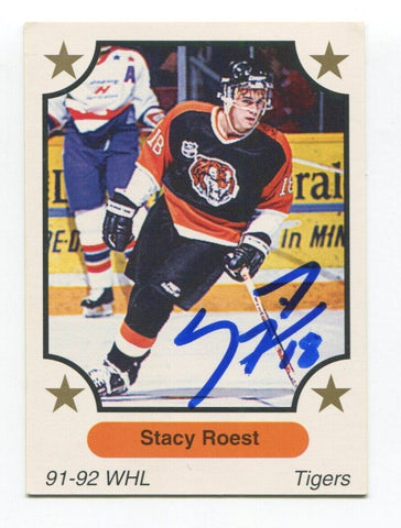 1991 7th Inning Sketch Stacy Roest Signed Card Hockey Autograph AUTO #326