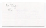 Jim Skaggs Signed 3x5 Index Card Autographed NFL Football Philadelphia Eagles