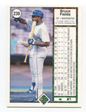1989 Upper Deck Bruce Fields Signed Baseball Card Autographed AUTO #238