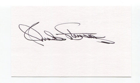 Chuck Stevens Signed 3x5 Index Card Autographed Baseball St. Louis Browns