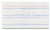Raymond Chester Signed 3x5 Index Card Autographed Signature Football Raiders