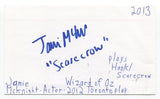 Jamie McKnight Signed 3x5 Index Card Autographed Actor Wizard of Oz Aladdin