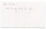 Jake Striker Signed 3x5 Index Card Autographed Baseball 1959 Cleveland Indians