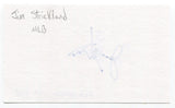 Jim Strickland Signed 3x5 Index Card Autographed Baseball Minnesota Twins