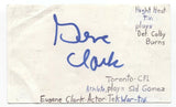 Eugene Clark Signed 3x5 Index Card Autographed Signature Actor Land of the Dead