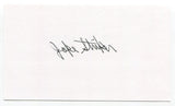 Jake Striker Signed 3x5 Index Card Autographed Baseball 1959 Cleveland Indians