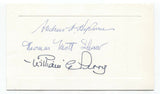 Perry Shaw and Hepburn Signed Card Autographed Signature Architects