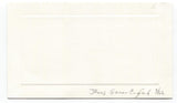 Herbert James Gunn Signed Card Autographed Signature Painter Artist