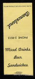 Jimmie Gilpin Signed Matchbook Cover Autographed Orchestra Signature AUTO