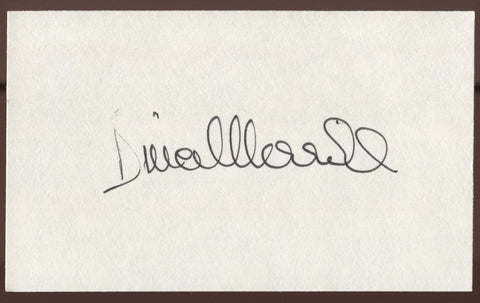 Dina Merrill Signed Index Card Autographed Signature Auto