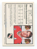 1991 7th Inning Sketch Steve Konowalchuk Signed Card Hockey Autograph AUTO #30