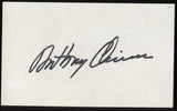 Anthony Quinn Signed Index Card Signature Autographed AUTO