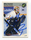 1993 Classic Pro Mike Fountain Signed Card Hockey Autograph NHL AUTO #106