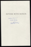 Scott O'Grady Signed Book Page Cut Autographed Cut Signature