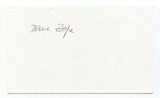 Dane Zajc Signed 3x5 Index Card Autographed Signature Poet Author Writer