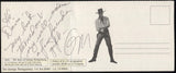 George Montgomery Signed Sheet Autographed Letter :Post Card