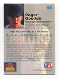 1994 Signature Rookies Roger Geodde Signed Card Baseball Autographed AUTO #40