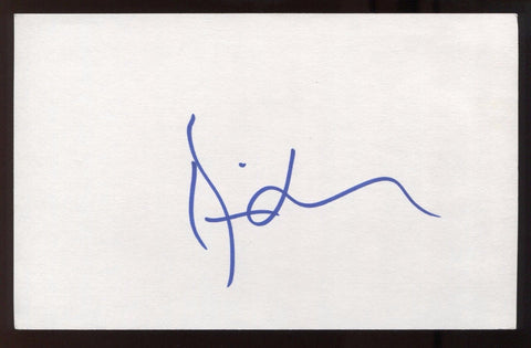 Kevin Sorbo Signed 5x8 Inch Index Card HUGE Autographed Hercules Andromeda