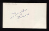 Freddie Lewis Signed 3x5 Index Card Autographed Signature Basketball