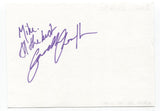 Gareth Charlton Signed Page Autographed Signature Inscribed "To Mike"