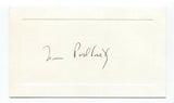 Norman Podhoretz Signed Card Autographed Signature Writer Pundit
