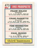 1999 Topps Prospects Paul Russo Signed Card Baseball Autographed MLB AUTO #473