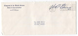 H.R. Gross Signed Card Autographed Signature Politician