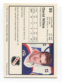 1991 7th Inning Sketch David Wilkie Signed Card Hockey Autograph NHL AUTO #95