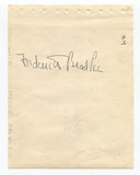 Frederick Bradlee Signed Vintage Album Page Harvard Football Team 1914
