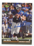1995 Classic Pro Line John Walsh Signed Card Football Autograph NFL AUTO