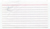 Carrie Snyder Signed 3x5 Index Card Autographed Signature Writer Author