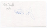 Jim Small Signed 3x5 Index Card Autographed MLB Baseball Detroit Tigers