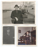 Charles S. Seely Signed Lot of 3 Photos Autographed World Traveler Author