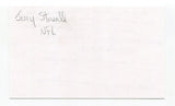Jerry Stovall Signed 3x5 Index Card Autographed NFL St. Louis Cardinals CFHOF