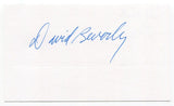 David Beverly Signed 3x5 Index Card Autographed Green Bay Packers NFL Football