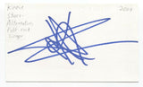Kinnie Starr Signed 3x5 Index Card Autographed Signature Singer Musician