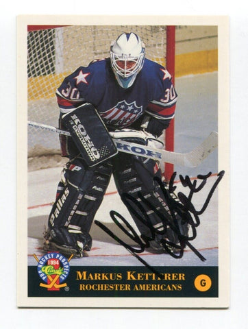 1994 Classic Pro Markus Ketterer Signed Card Hockey Autograph NHL AUTO #167