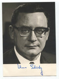 Klaus Schutz Signed Photo Autographed Signature Mayor of West Berlin