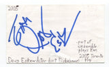 Doug Eskew Signed 3x5 Index Card Autographed Actor Cats