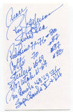 Roy Jefferson Signed 3x5 Index Card Autographed Pittsburgh Steelers Super Bowl V