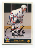 1994 Classic Pro Prospects Mike Bavis Signed Card Hockey Autograph AUTO #66