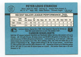 1988 Donruss Pete Stanicek Signed Card Baseball Autograph AUTO #541