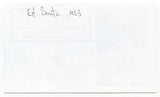 Ed Bauta Signed 3x5 Index Card Autographed Baseball 1960 St. Louis Cardinals MLB