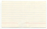 Shirley Soloman Signed 3x5 Index Card Autographed Canadian Talk Show Host