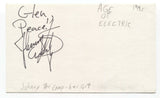 Age of Electric - John Kerns Signed 3x5 Index Card Autographed Johnny The Creep