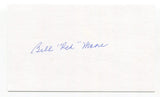 Bill "Red" Moore Signed 3x5 Index Card Autographed NFL Football 1947 Steelers